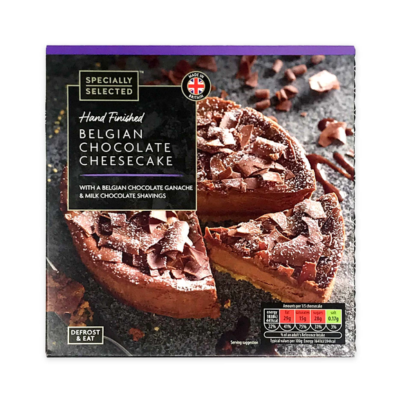 Specially Selected Belgian Chocolate Cheesecake 560g